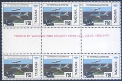 Tansania 1984  Internationale Organisation f. Zivilluftfahrt ICAO