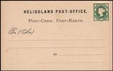1875  Ganzsache Helgoland