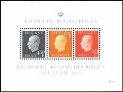 1976  25 Jahre Regentschaft von Knig Baudouin