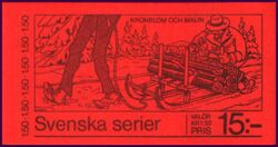 1980  Schwedische Comicfiguren - Markenheftchen