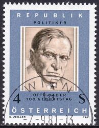 1981  100. Geburtstag von Otto Bauer