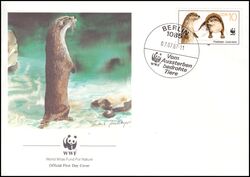 1987  Weltweiter Naturschutz WWF - Fischotter (052)