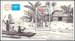 Mikronesien 1986  Intern. Briefmarkenausstellung AMERIPEX `86