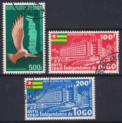Togo 1960  Flugpostmarken