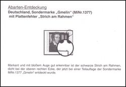 1988  Geburtstag von Leopold Gmelin mit Plattenfehler
