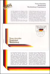 1990  Neues deutsches Bundesland - Mecklenburg-Vorpommern