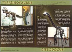 2008  Postamtliches Erinnerungsblatt - Dinosaurier