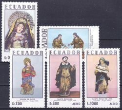 Ecuador 1972  Skulpturen aus dem 18. Jahrhundert
