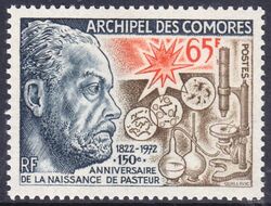 Komoren 1972  150. Geburtstag von Louis Pasteur