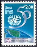 Sri Lanka 1995  50 Jahre Vereinte Nationen (UNO)