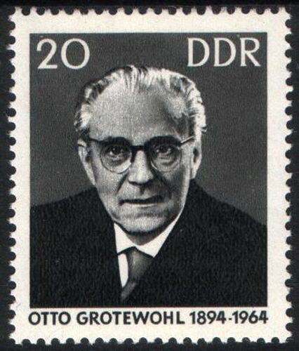 1965 Todestag von Otto Grotewohl