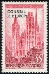 1958  Dienstmarke fr den Europarat