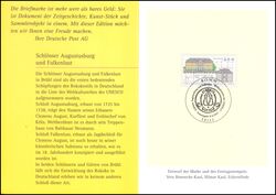 1997  UNESCO-Welterbe: Schlsser Augustusburg und Falkenlust