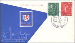 1955  Internationale Briefmarkenausstellung WESTROPA 1955