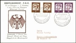 1961  Freimarken: Bedeutende Deutsche  Papier x
