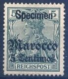 Marokko - 1905  Freimarke der Reichspost-Ausgabe mit...