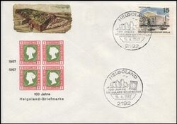 1967  100 Jahre Helgoland-Briefmarke
