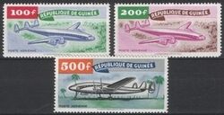 Guinea 1959  Freimarken: Flugzeuge