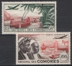 Komoren 1950  Flugpost