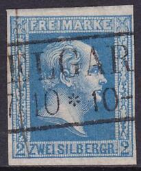 1857  Freimarke: Knig Friedrich Wilhelm IV
