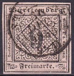 1851  Freimarke: Ziffer