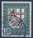 1957  Eingliederung des Saarlandes mit Plattenfehler