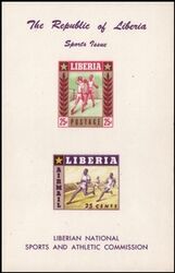 Liberia 1955  Sportarten