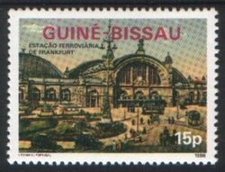 Guinea-Bissau 1986  Hauptbahnhof Frankfurt