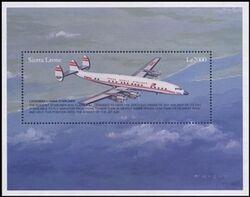 Sierra Leone 1997  Geschichte der Zivilluftfahrt - Lockheed