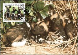 1987  Weltweiter Naturschutz WWF - Afrikanischer Wildhund (058)