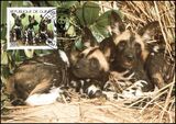 1987  Weltweiter Naturschutz WWF - Afrikanischer Wildhund...