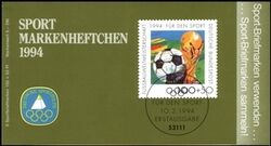1994  Deutsche Sporthilfe - Markenheftchen zur Fuball-WM