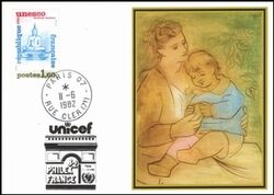 1982  UNICEF-AK 09 - Philexfrance 1982 in Paris