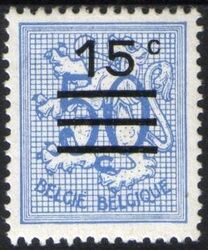 1968  Freimarke: Heraldischer Lwe mit Aufdruck