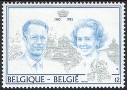 1985  Silberhochzeit von Knig Baudouin und Knigin Fabiola