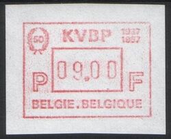 1988  Automatenmarken: Briefmarkenausstellung KVBP