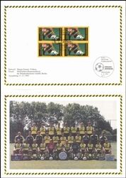 1995  Postamtliches Erinnerungsblatt - Deutscher Fuballmeister