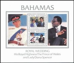 Bahamas 1981  Hochzeit von Prinz Charles und Lady Diana