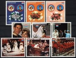 Paraguay 1981  Hochzeit von Prinz Charles und Lady Diana