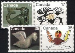 Canada 1980  Eskimos: Skulpturen und Drucke