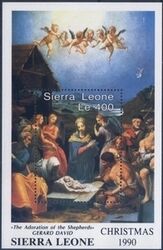 Sierra Leone 1990  Weihnachten: Gemlde