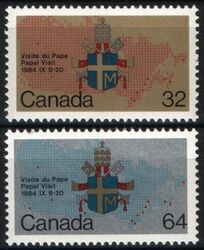 Canada 1984  Besuch von Papst Johannes Paul II