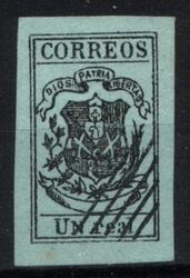 Dominikanische Republik 1867 - Freimarke Michel Nummer 16
