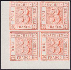 1850  Freimarke fr Kreuzbandsendungen - 4er-Block
