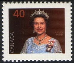 Canada 1990  Freimarke: Knigin Elisabeth