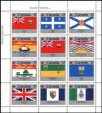 Canada 1979  Flaggen der kanadischen Provinzen