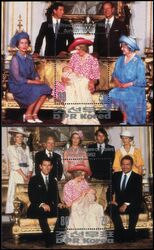 Korea-Nord 1982  Geburt von Prinz William - gezhnt