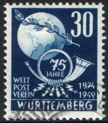 1949  75 Jahre Weltpostverein  (UPU)