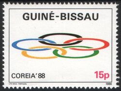 Guinea-Bissau 1986  Olympische Spiele in Seoul