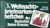 1984  Deutsches Rotes Kreuz - 3. Weihnachtsmarkenheftchen